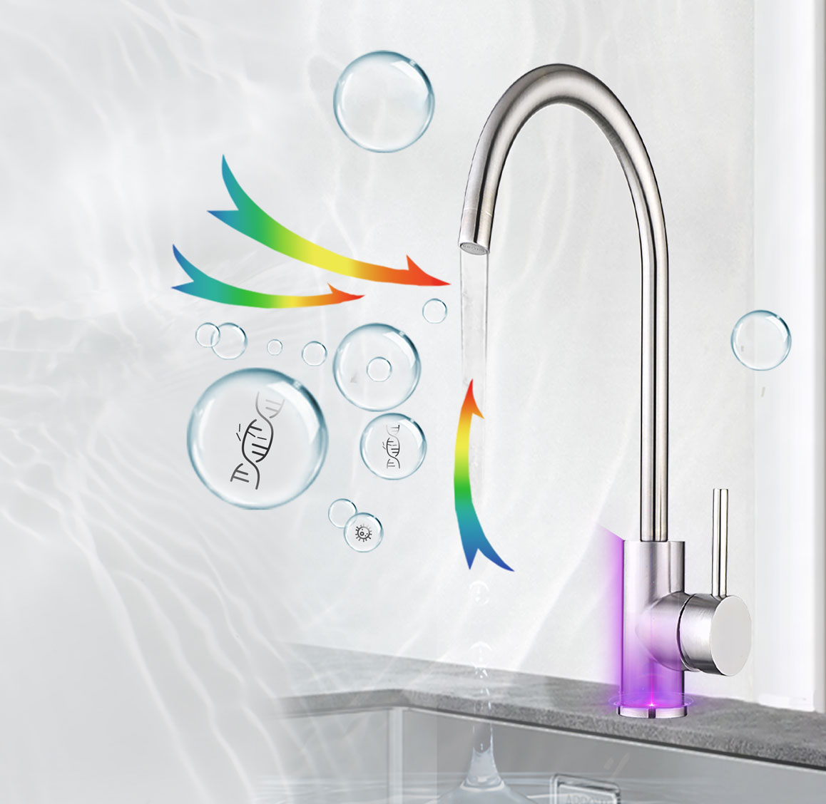 معالجة مياه صديقة للبيئة تجمع بين ترشيح RO والتطهير بالأشعة فوق البنفسجية