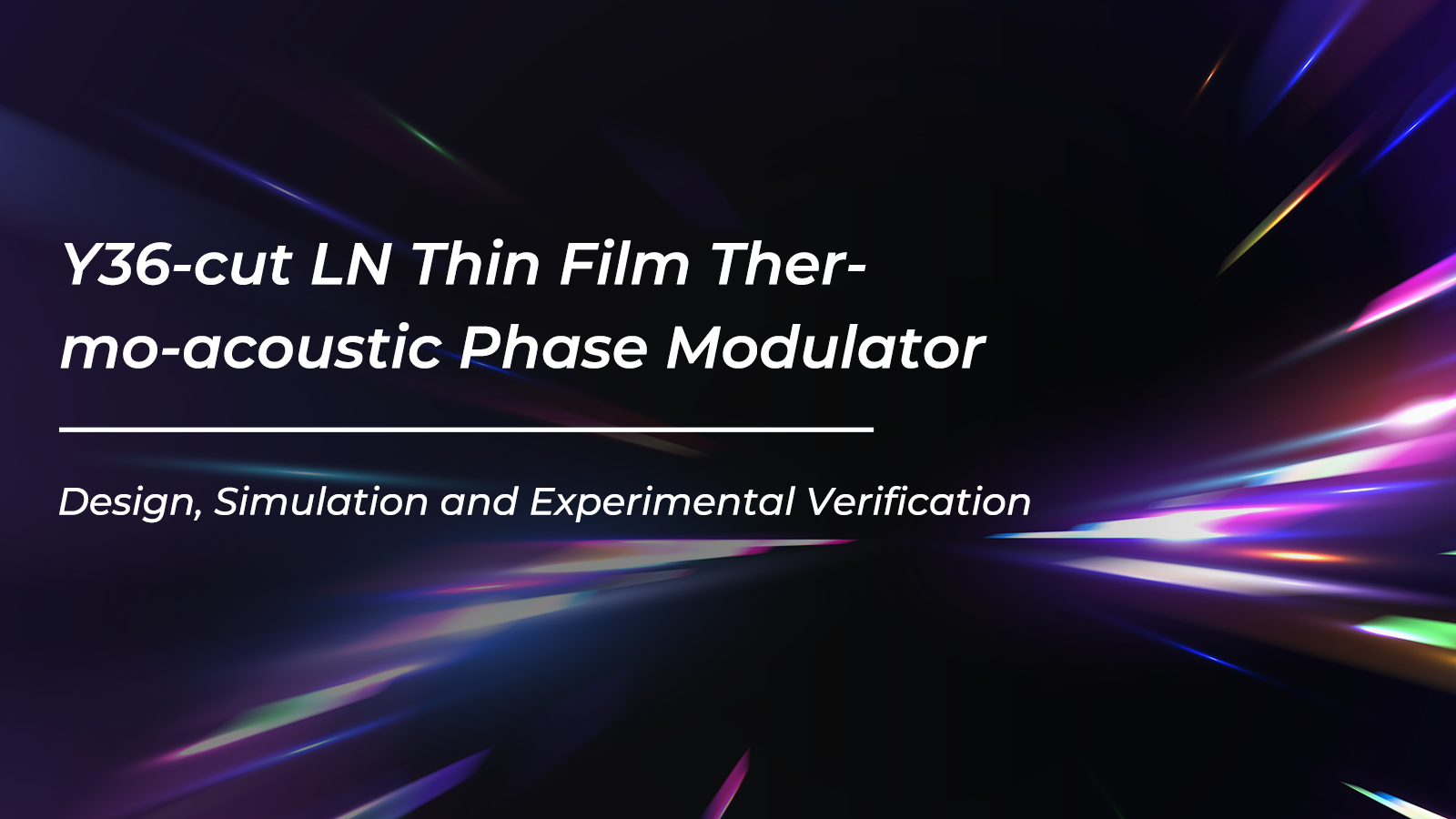 Thermoakustischer Phasenmodulator basierend auf