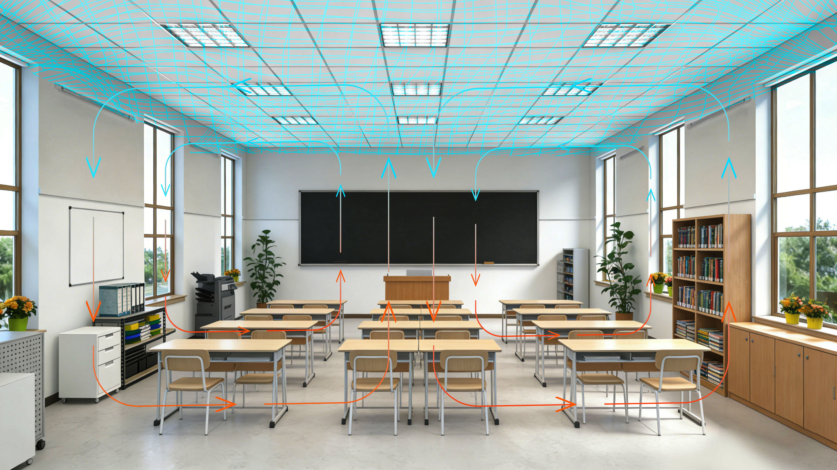 Technical Description of Intelligent Upper-Room Air Disinfection System Based on UV-C LED