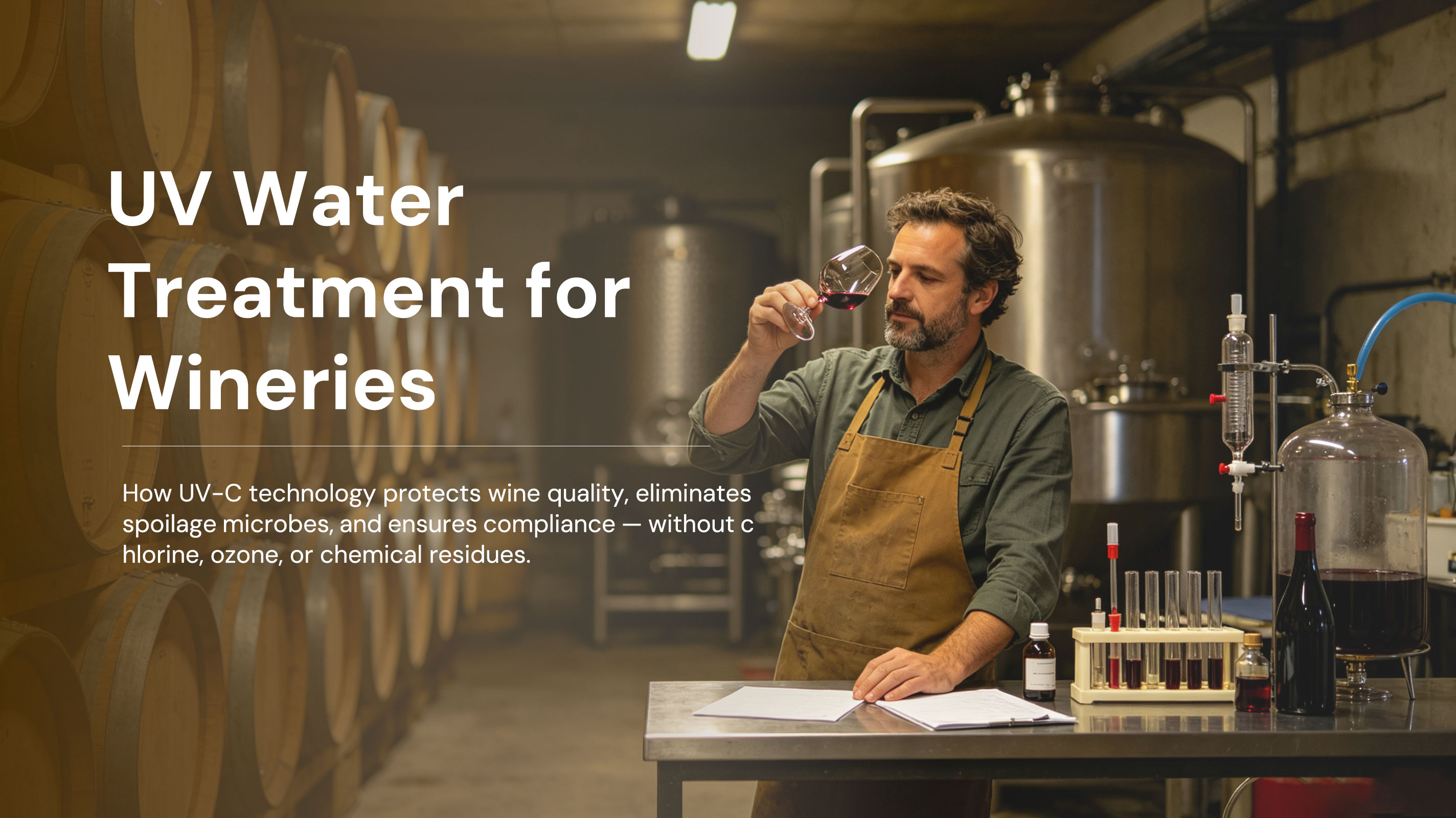 UV Water Treatment for Wineries: Chemical-Free Disinfection Guide | Massphoton